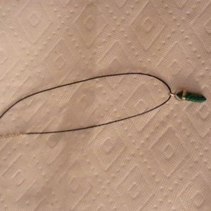 Malachite bullet pendant